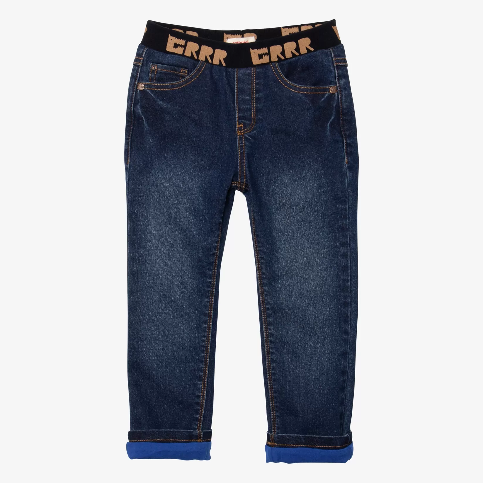 Baby Boy Blue Denim Pull-On Jogger Pants*Catimini Cheap