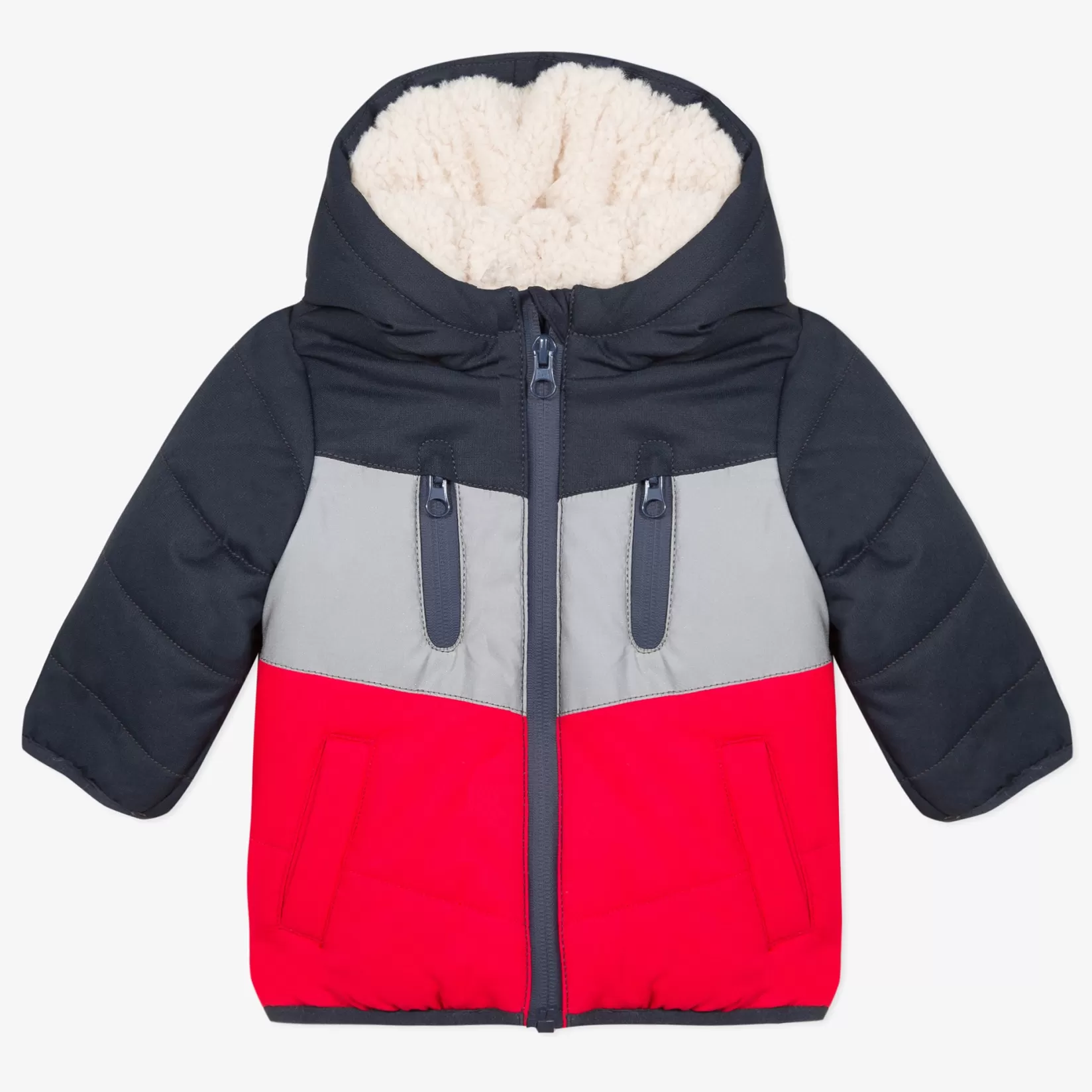 Baby Boy Coated Color Block Bomber Jacket*Catimini Sale