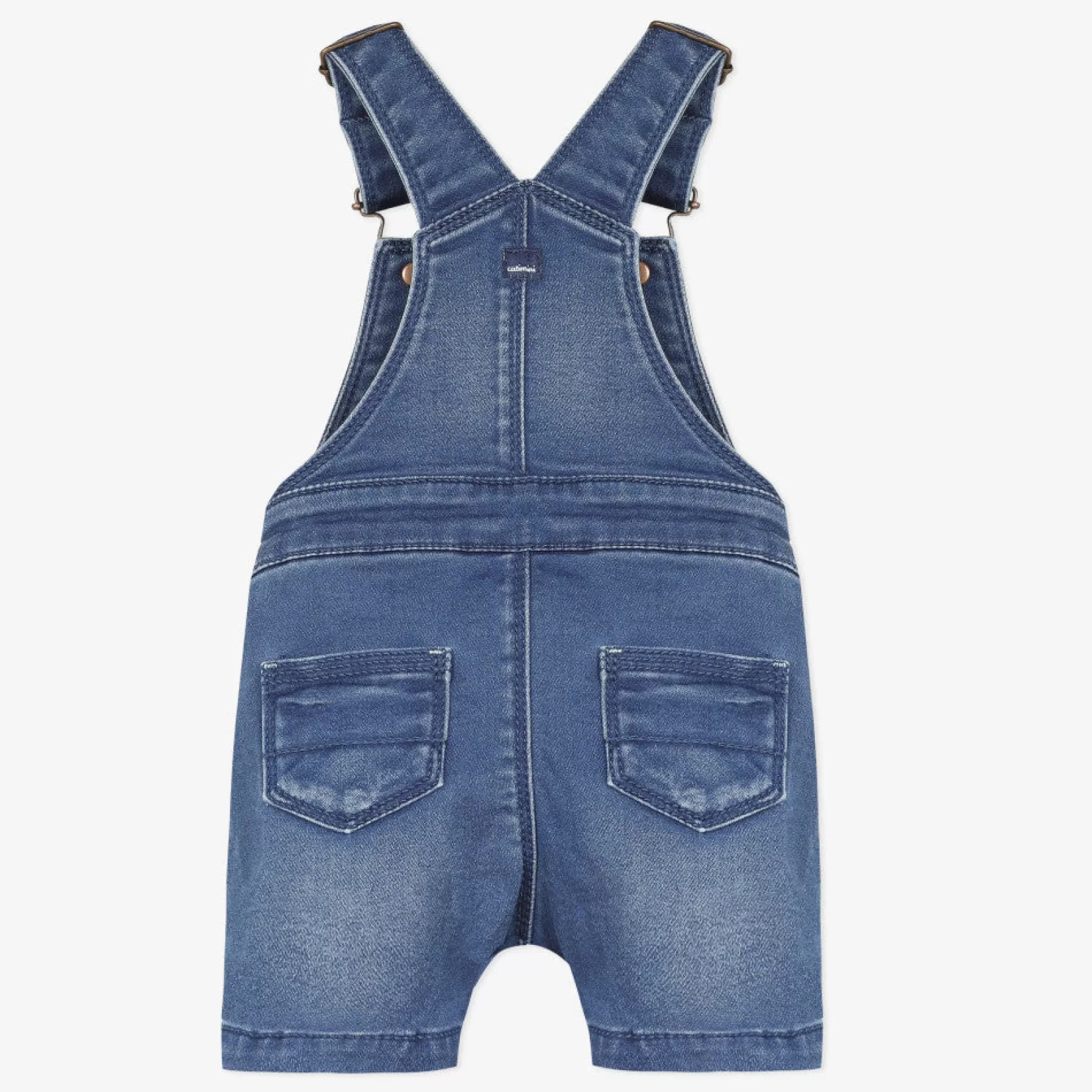 Baby Boy Denim Short Overalls*Catimini New