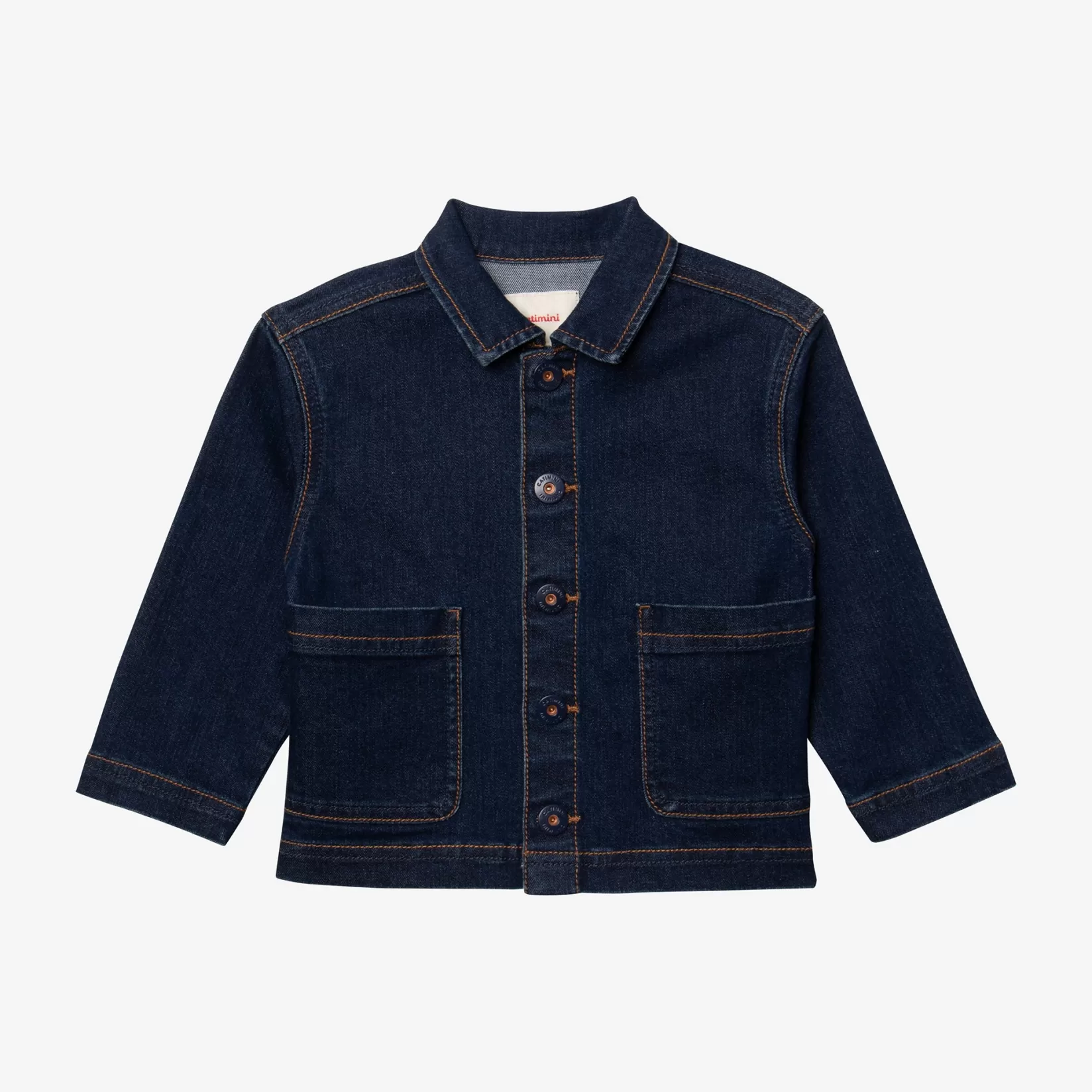 Baby Boy Embroidered Denim Jacket*Catimini Flash Sale