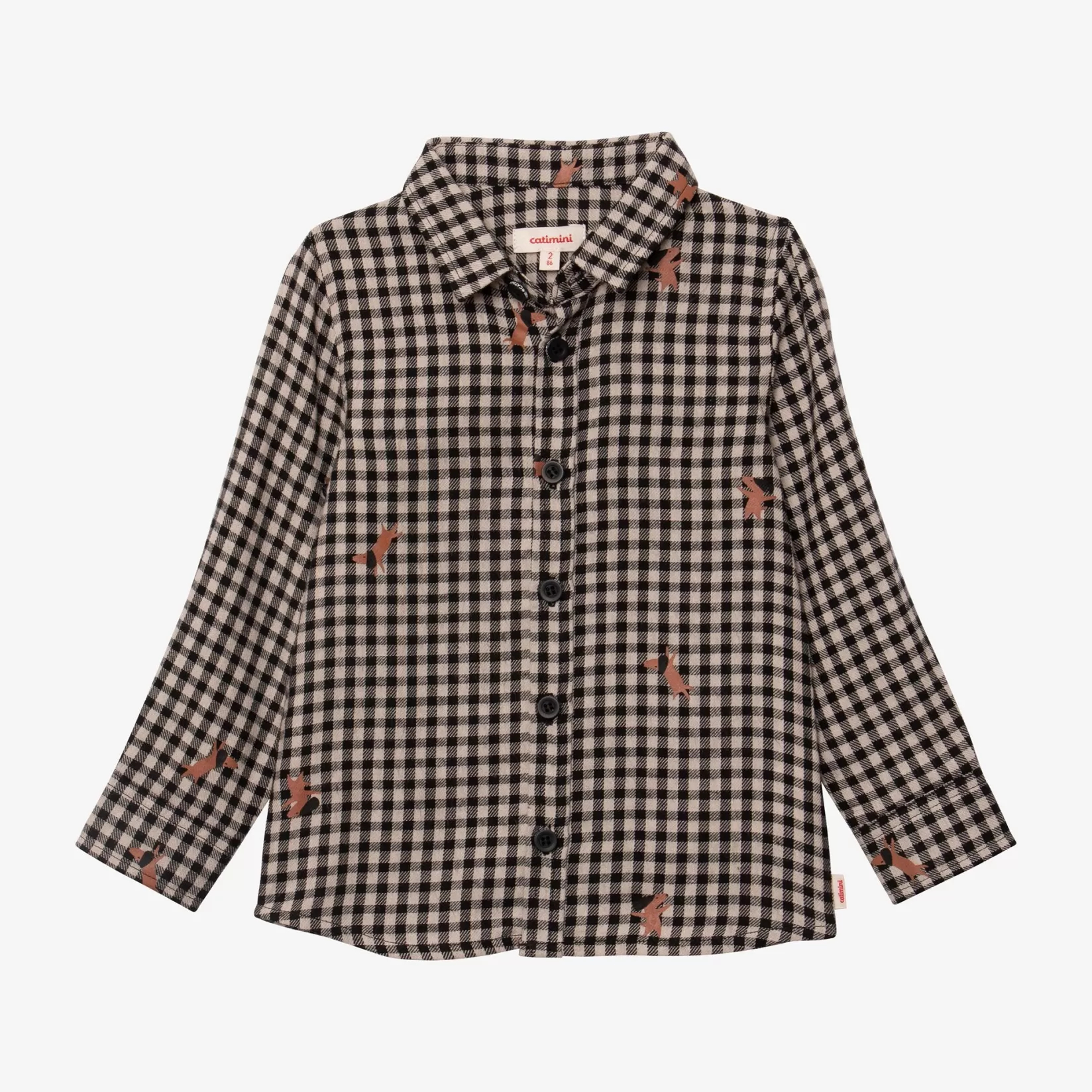 Baby Boy Long Sleeve Check Shirt*Catimini Cheap