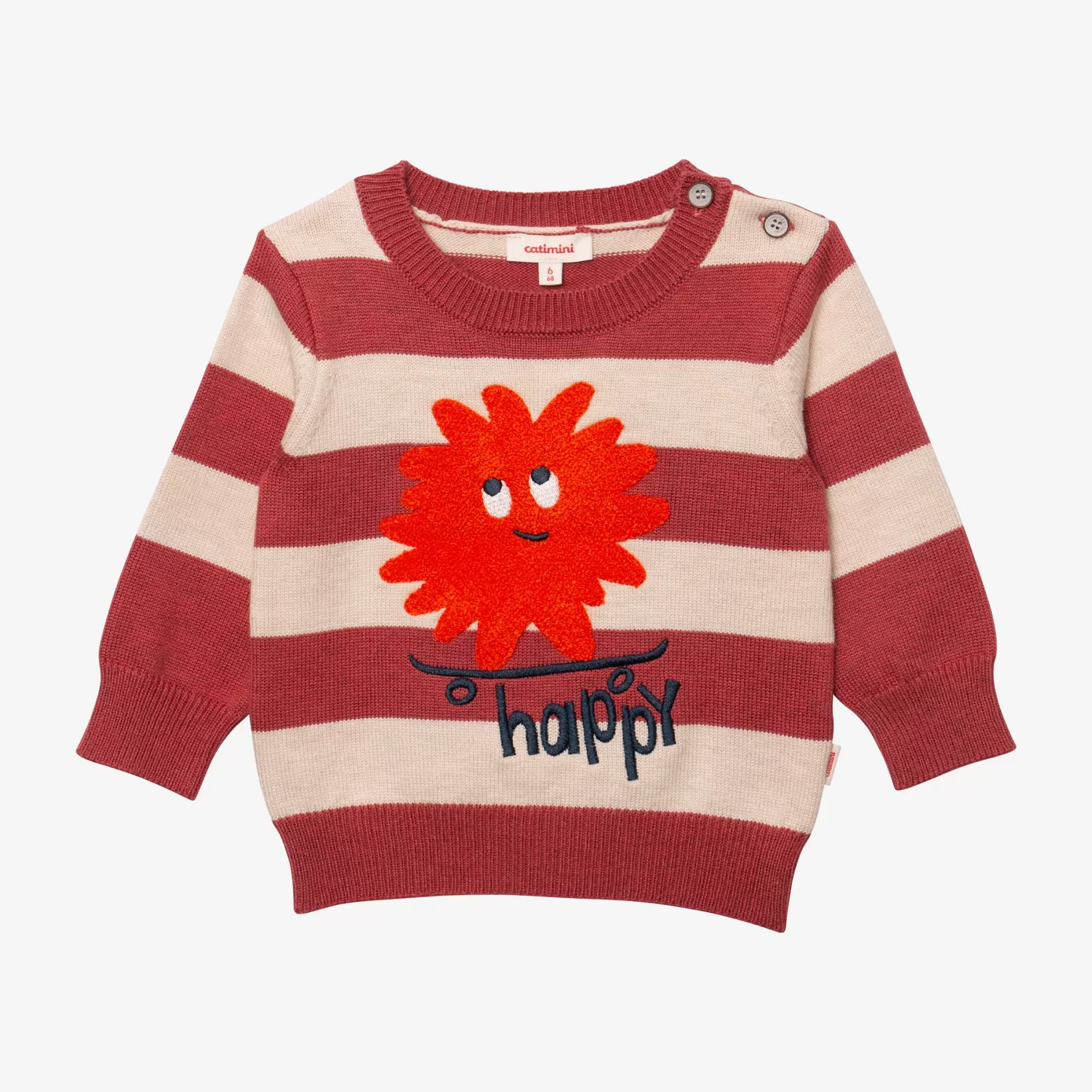 Baby Boy Sweater With Graphic Stripes*Catimini Store