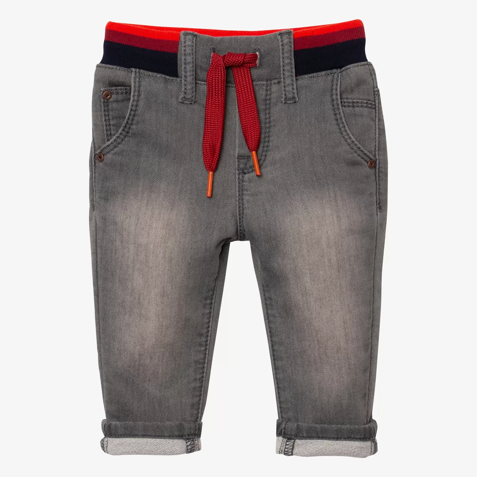 Baby Boys' Grey Striped Pull-On Jeans*Catimini Store