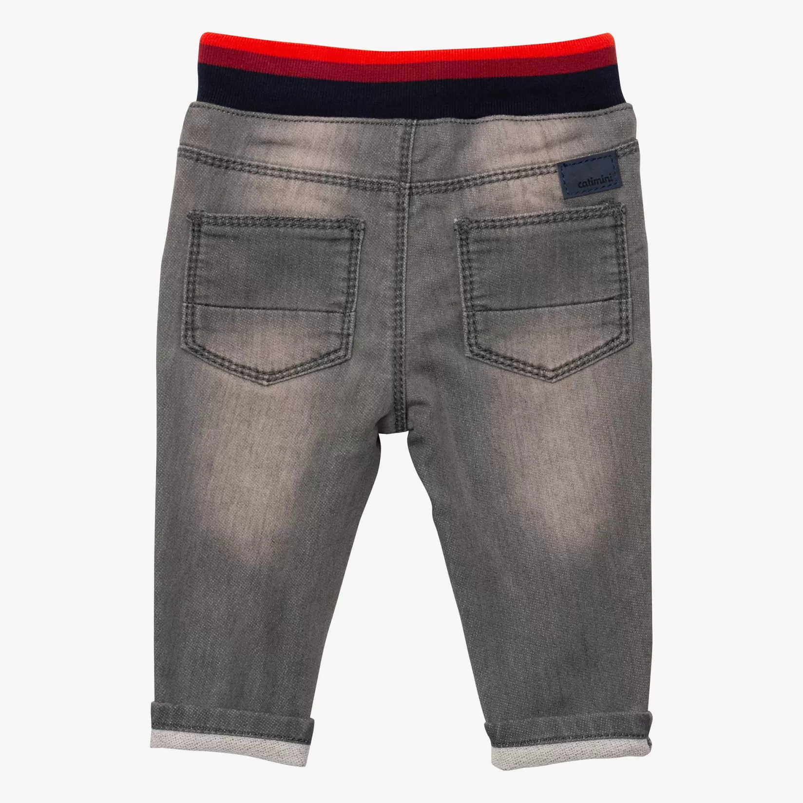 Baby Boys' Grey Striped Pull-On Jeans*Catimini Store