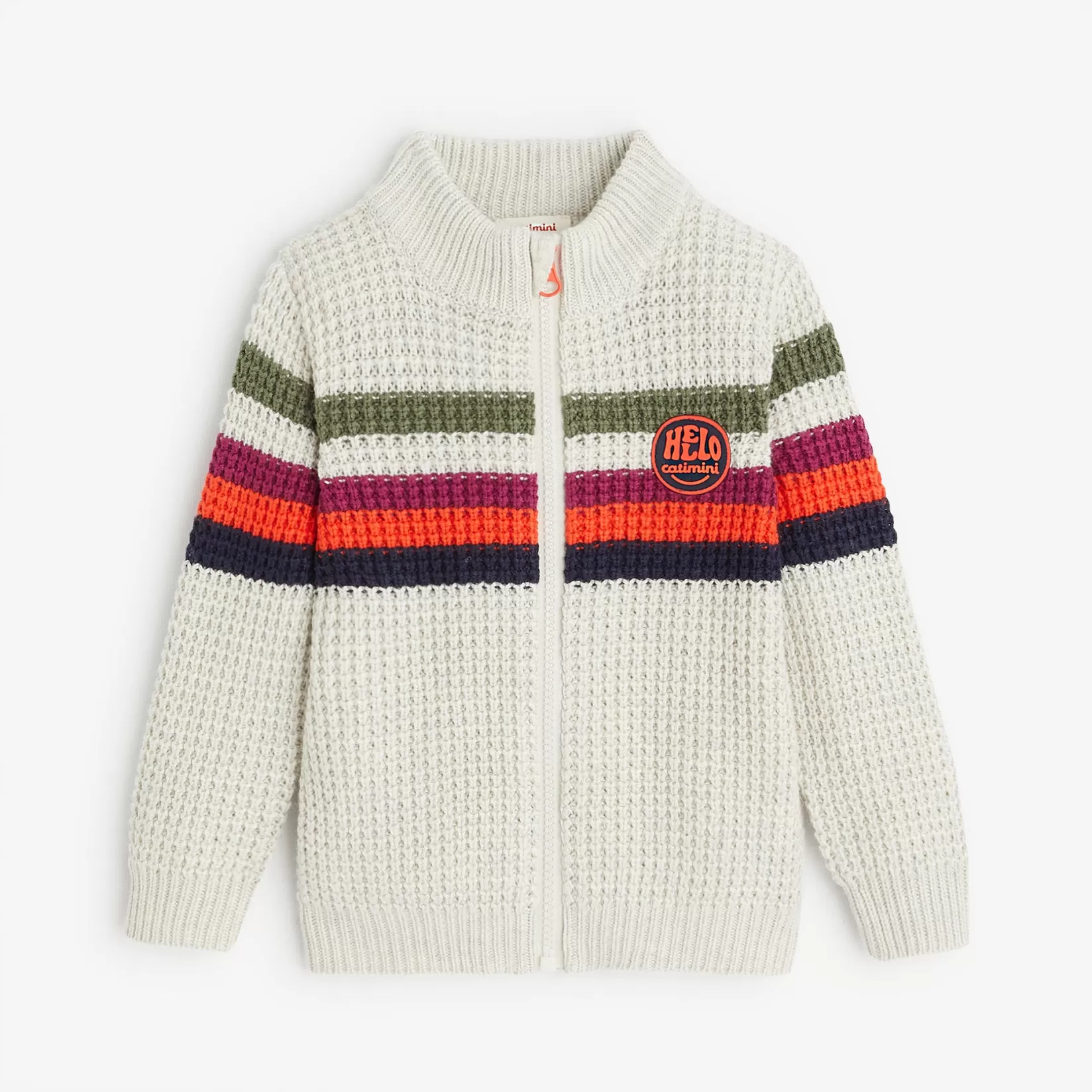 Baby Boys' Heather Gray Zip Cardigan*Catimini Store