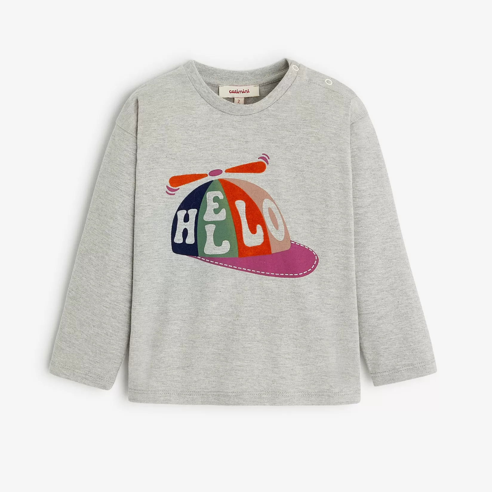 Baby Boys' Heather Grey T-Shirt*Catimini Store