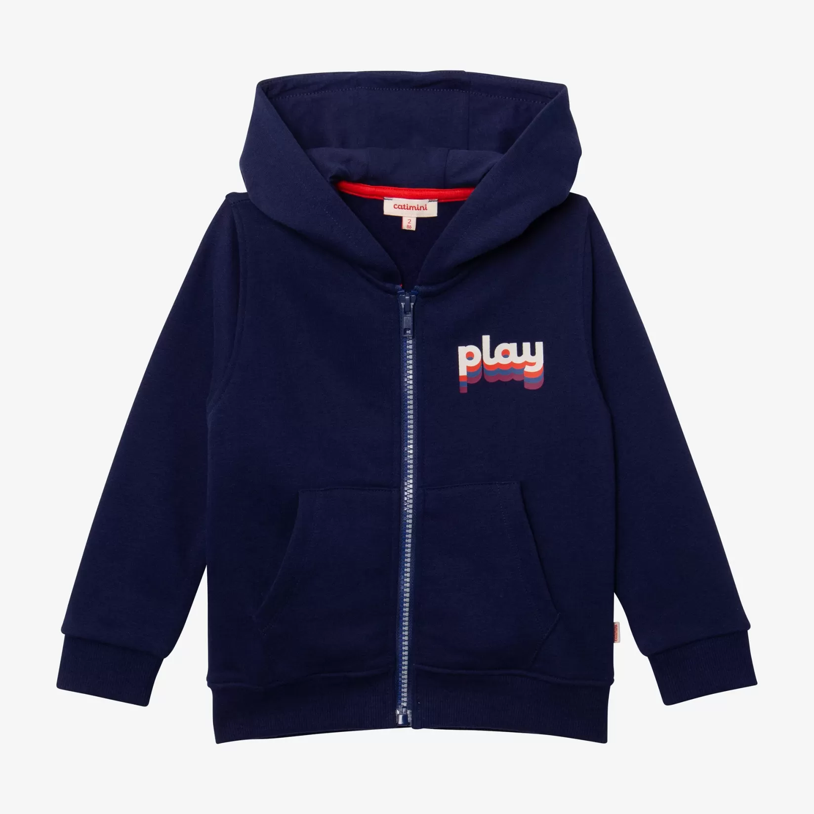 Baby Boys' Navy Blue Zip Hoodie*Catimini Cheap