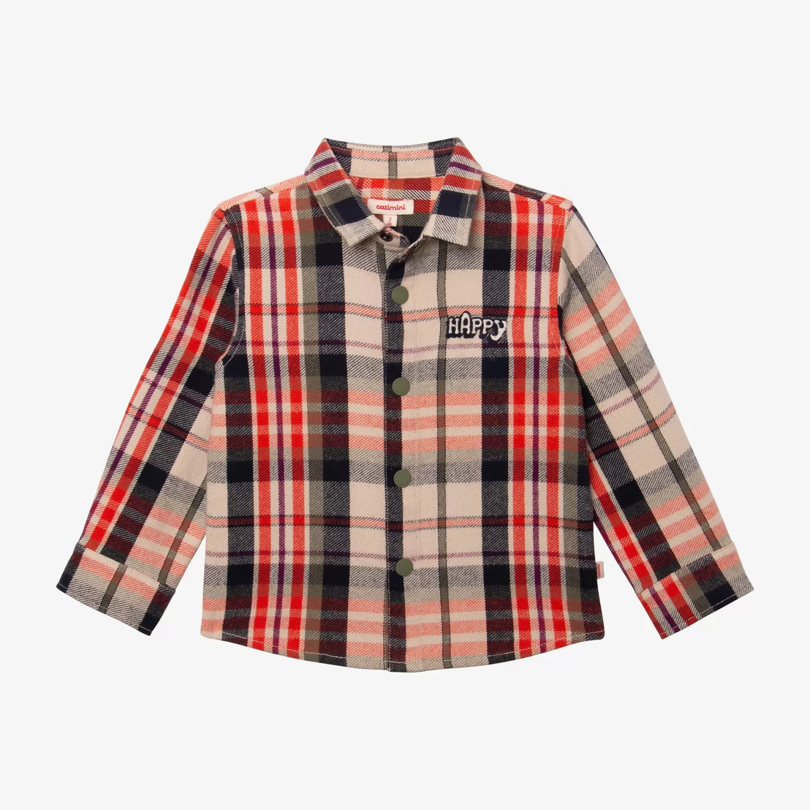 Baby Boys' Red Plaid Overshirt*Catimini Best