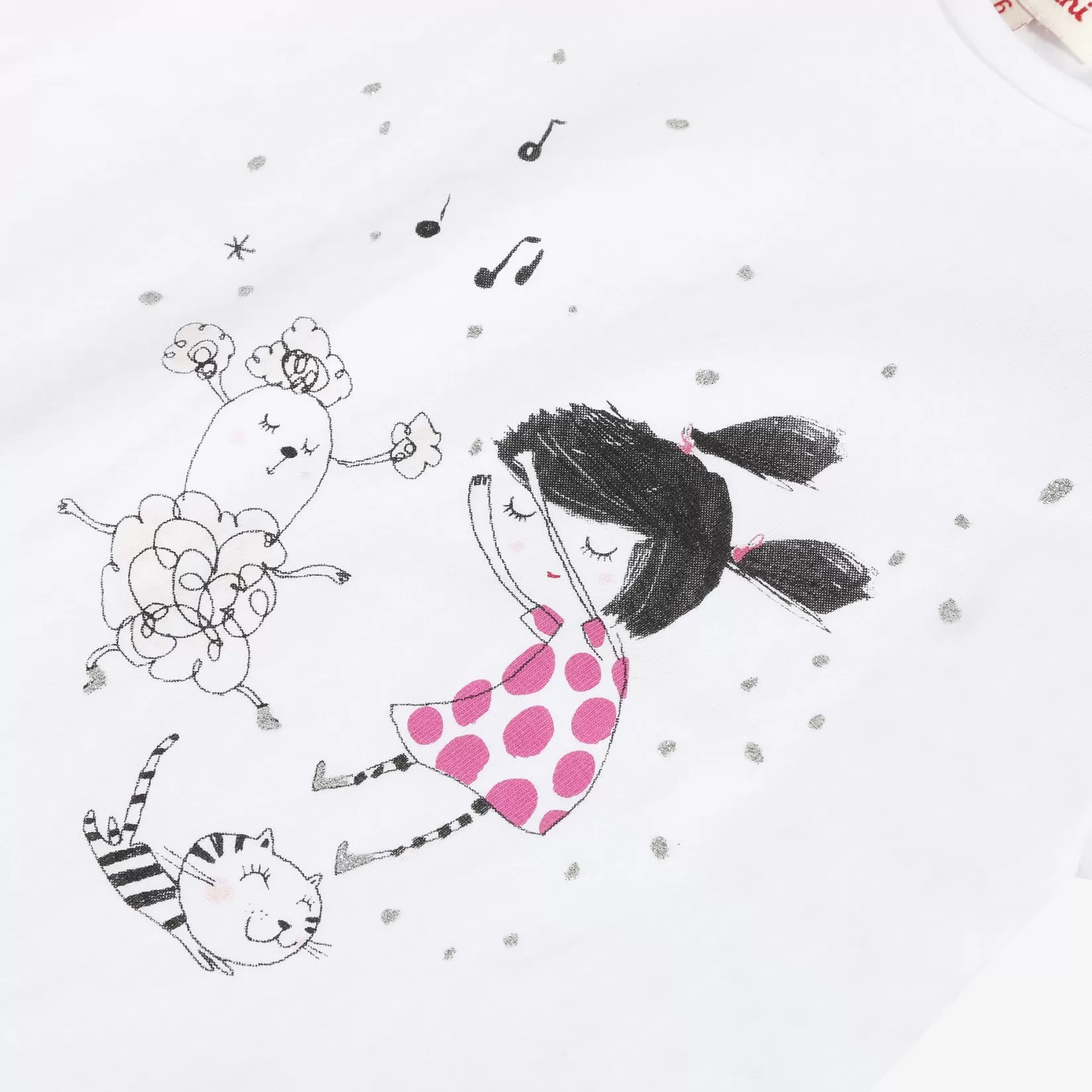 Baby Girl Dancing Short Sleeve T-Shirt*Catimini Best Sale