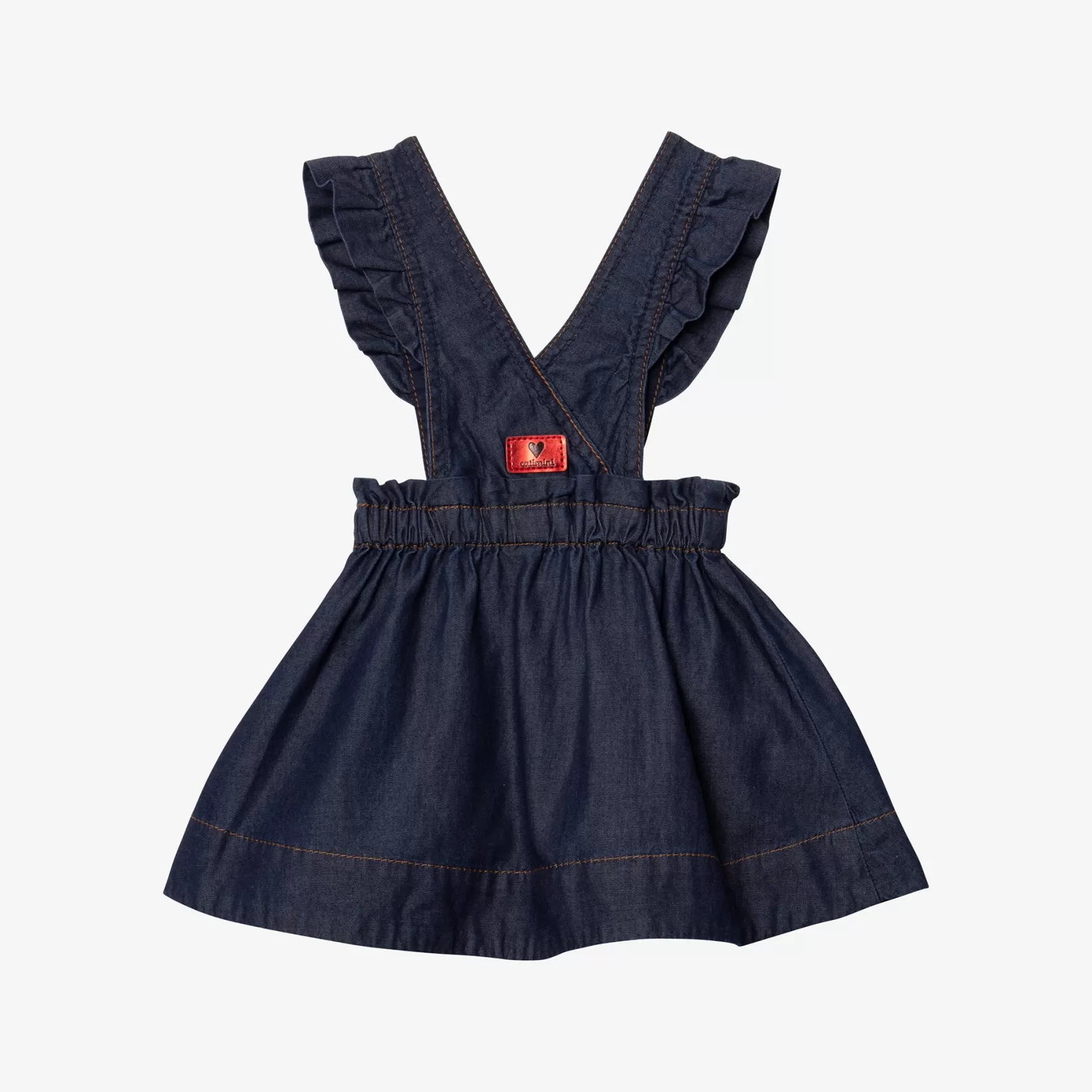 Baby Girl Denim Skirt With Straps*Catimini Best