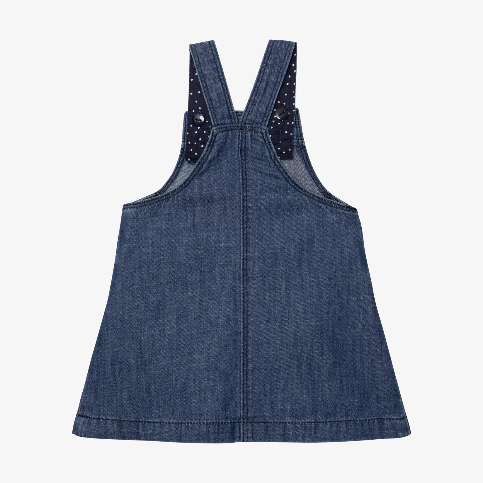 Baby Girl Embroidered Denim Bib Dress*Catimini Shop