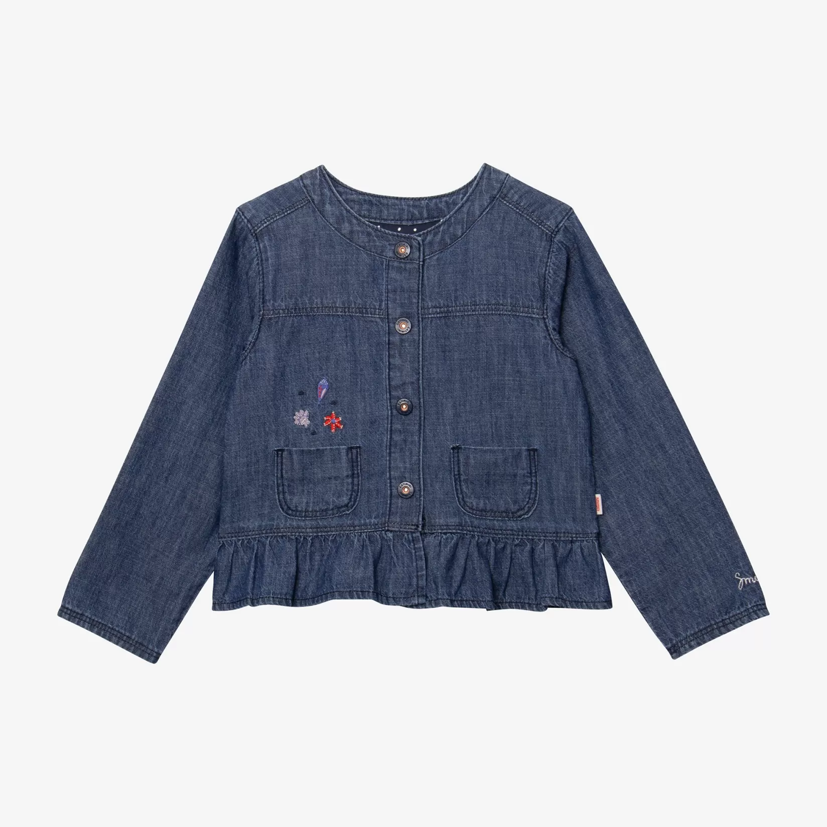 Baby Girl Embroidered Jean Jacket*Catimini Best Sale