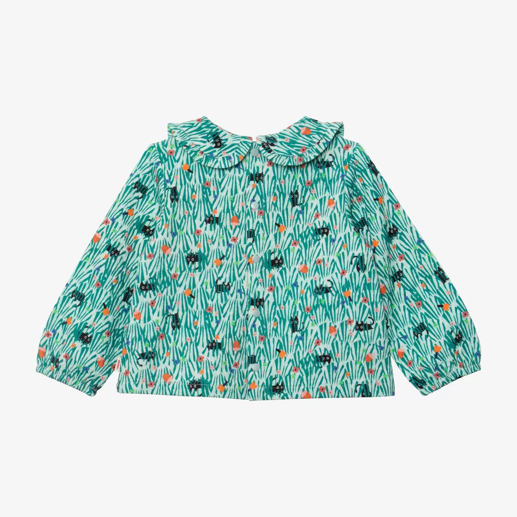 Baby Girl Floral Green Blouse*Catimini Store