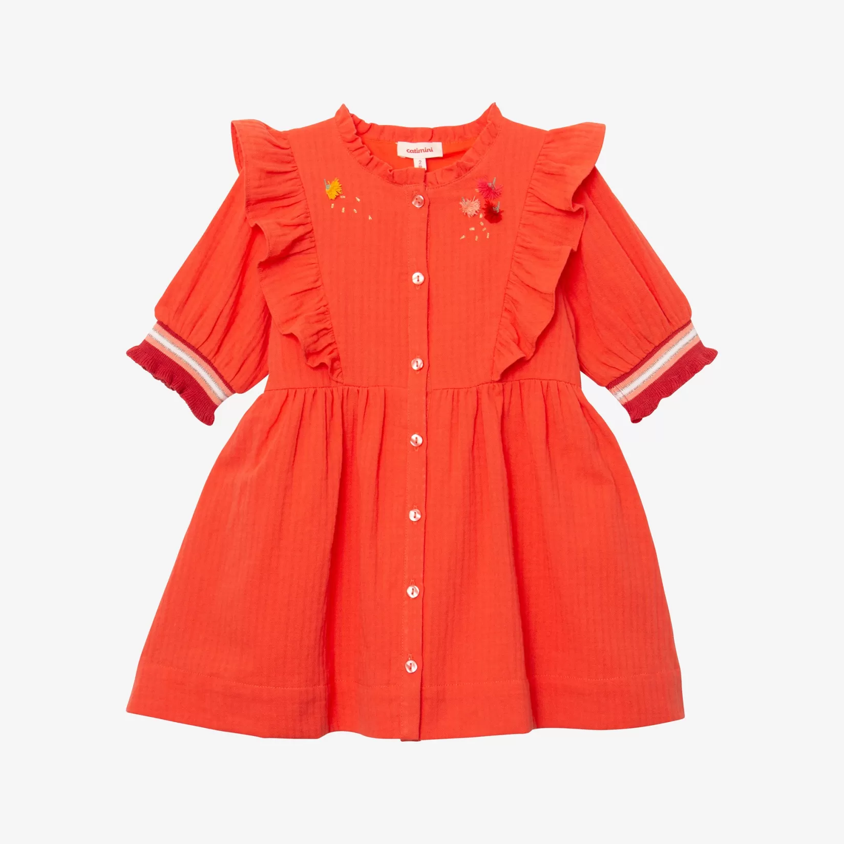 Baby Girl Frilly Orange Dress*Catimini Store