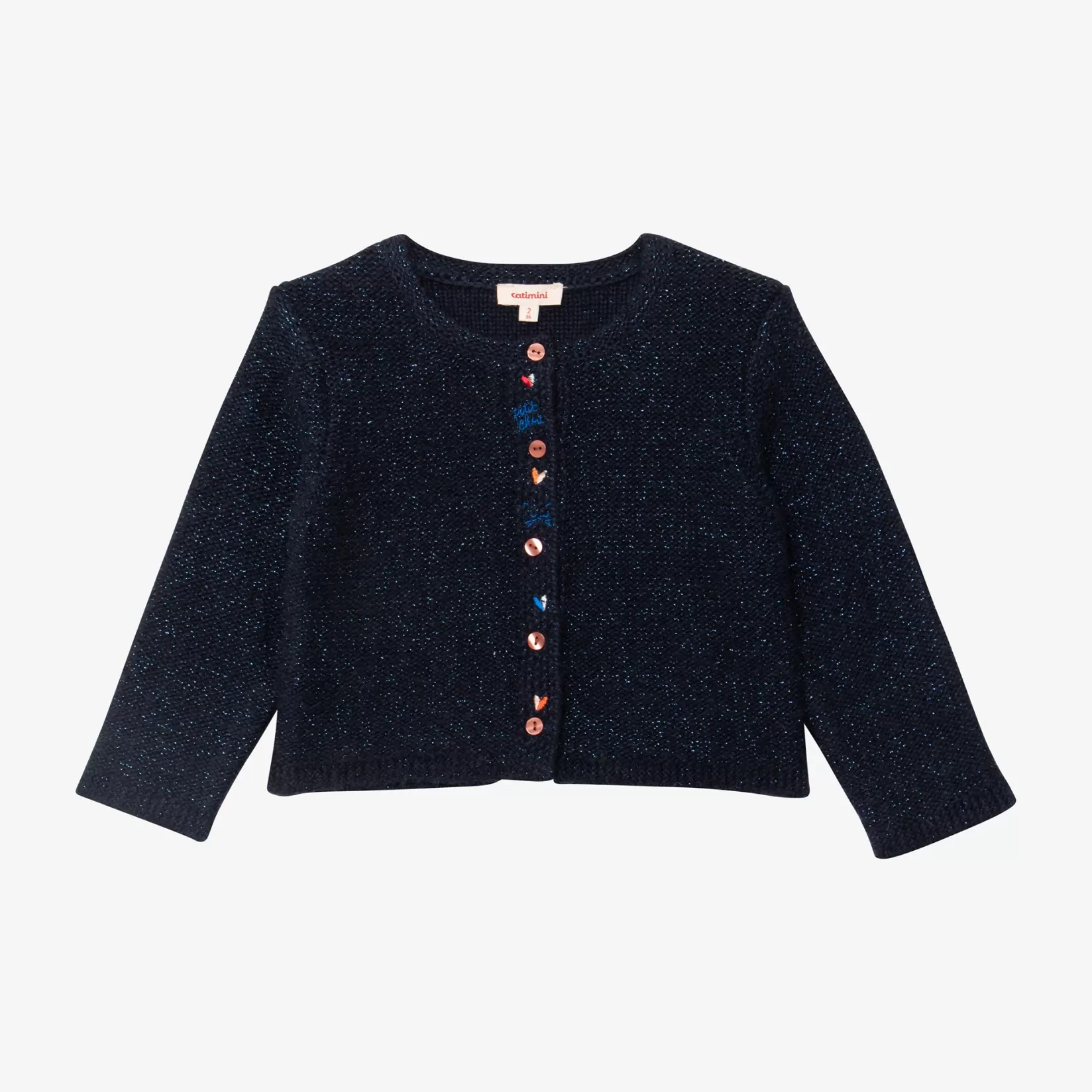 Baby Girl Navy Cardigan*Catimini Outlet