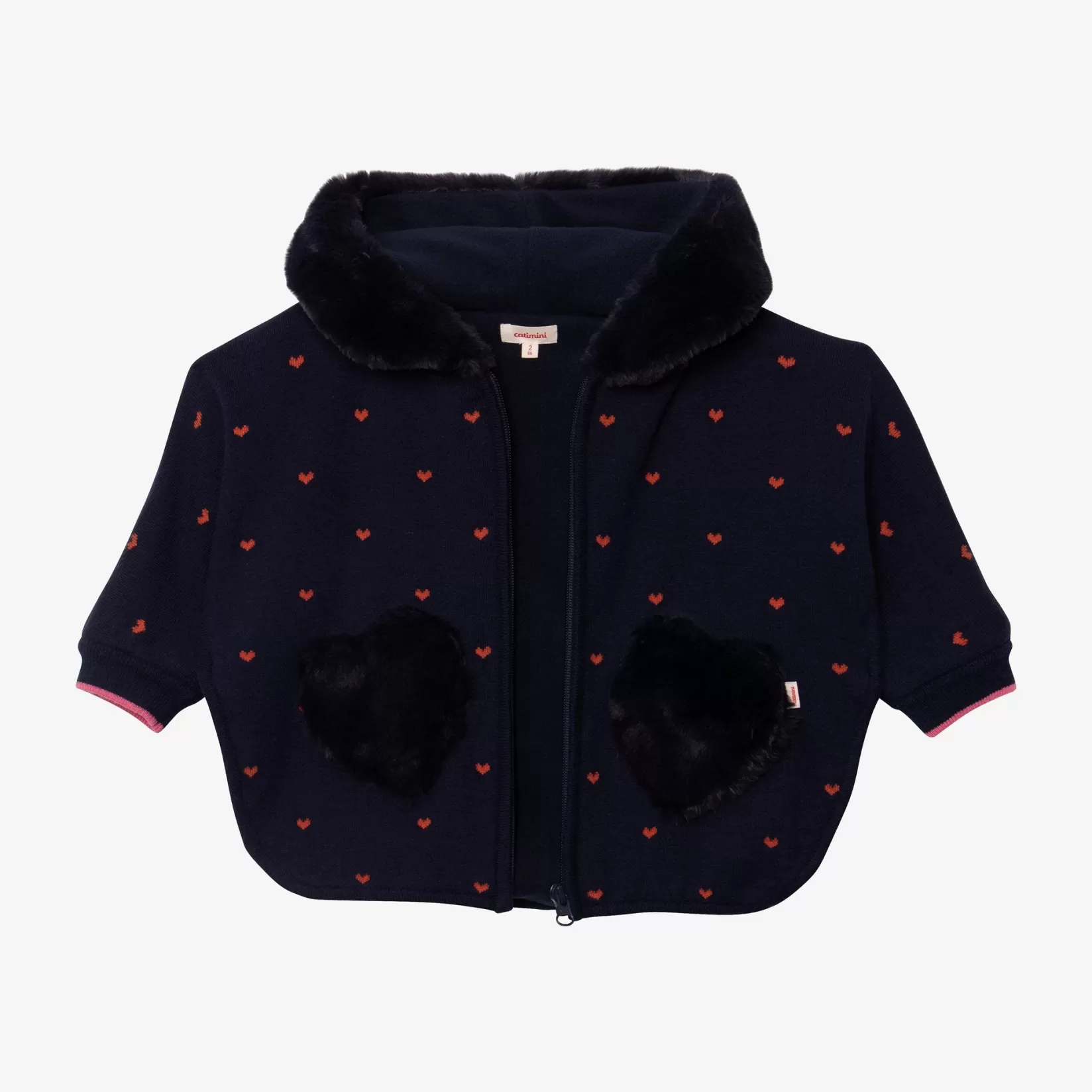 Baby Girl Navy Knt Coat*Catimini Discount