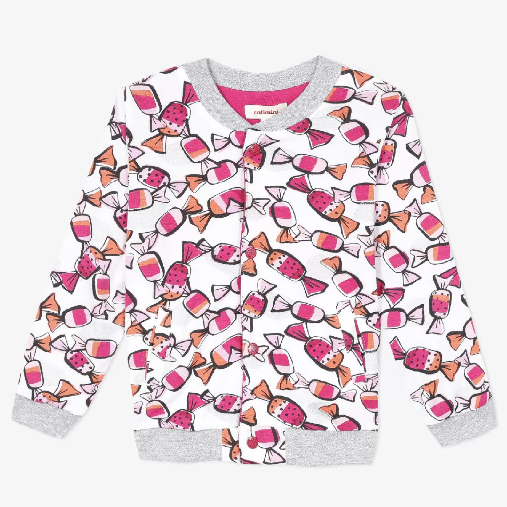 Baby Girl Pink Candy Print Sweatshirt*Catimini New