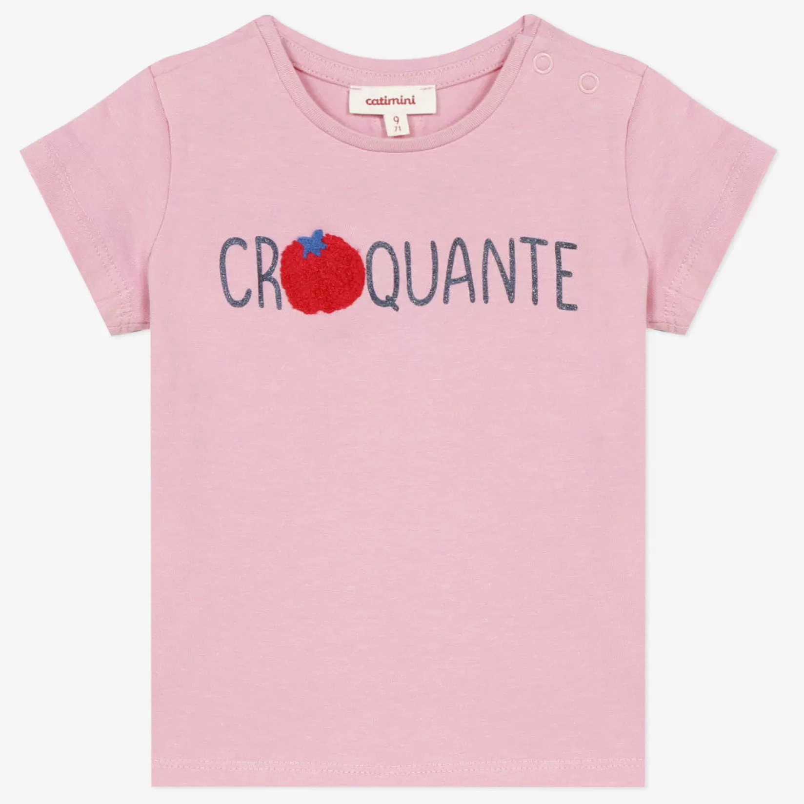 Baby Girl Pink Short Sleeve T-Shirt*Catimini Online