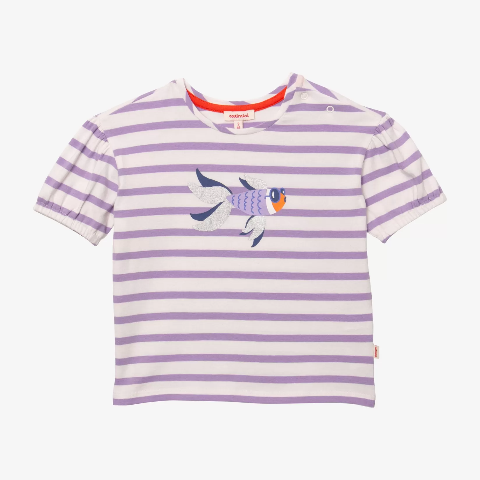 Baby Girl Striped Fish T-Shirt*Catimini Flash Sale