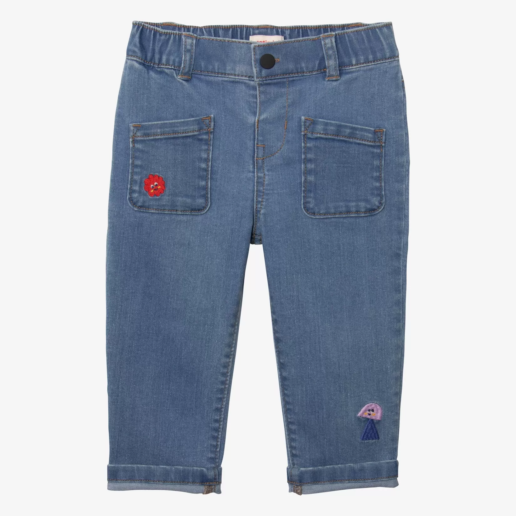 Baby Girls' Blue Stone Denim Pants*Catimini Best Sale