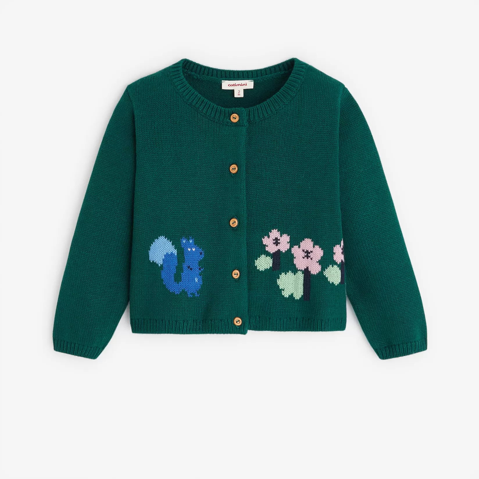 Baby Girls' Green Cardigan*Catimini Discount