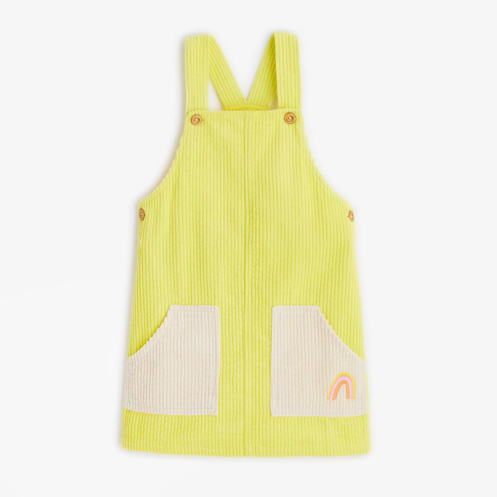 Baby Girls' Neon Yellow Apron Dress*Catimini Best