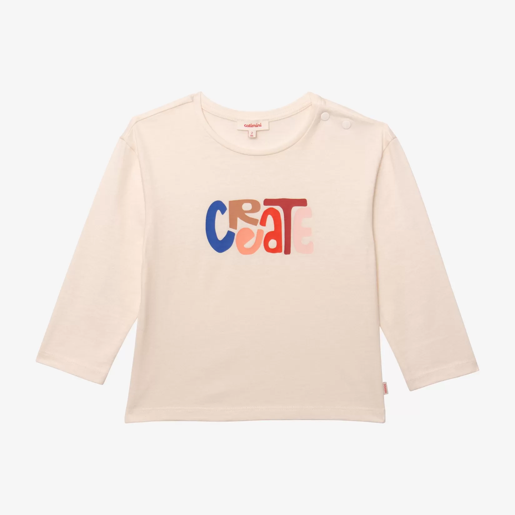 Baby Girls' Off White T-Shirt*Catimini Flash Sale