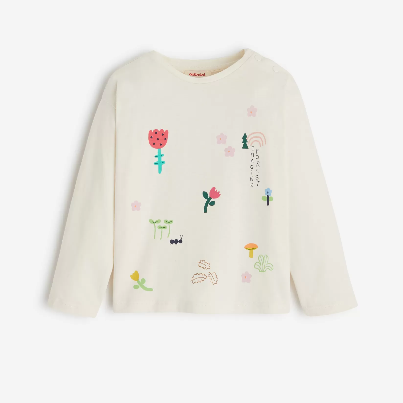 Baby Girls' Off White T-Shirt*Catimini New