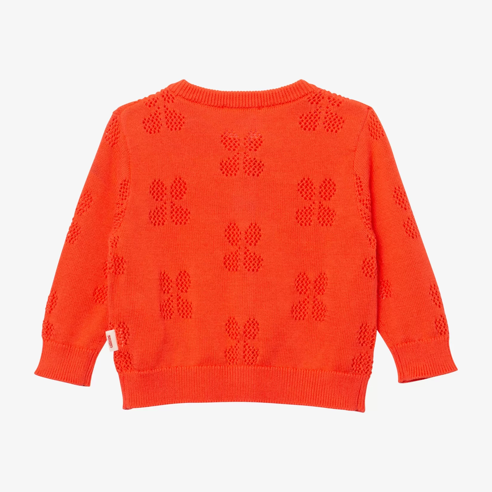 Baby Girl's Orange Openwork Cardigan*Catimini Flash Sale