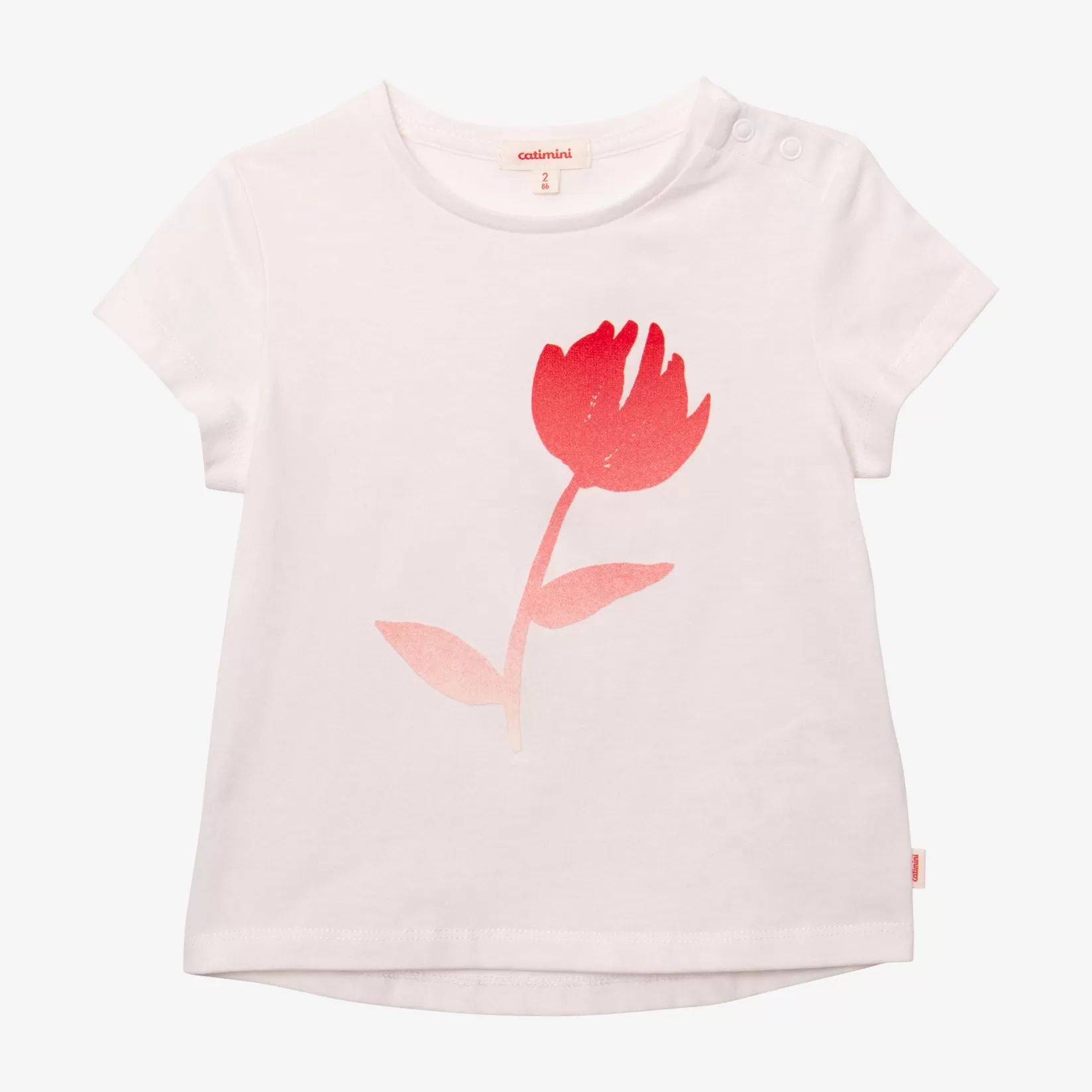 Baby Girl's Peony Design T-Shirt*Catimini Hot