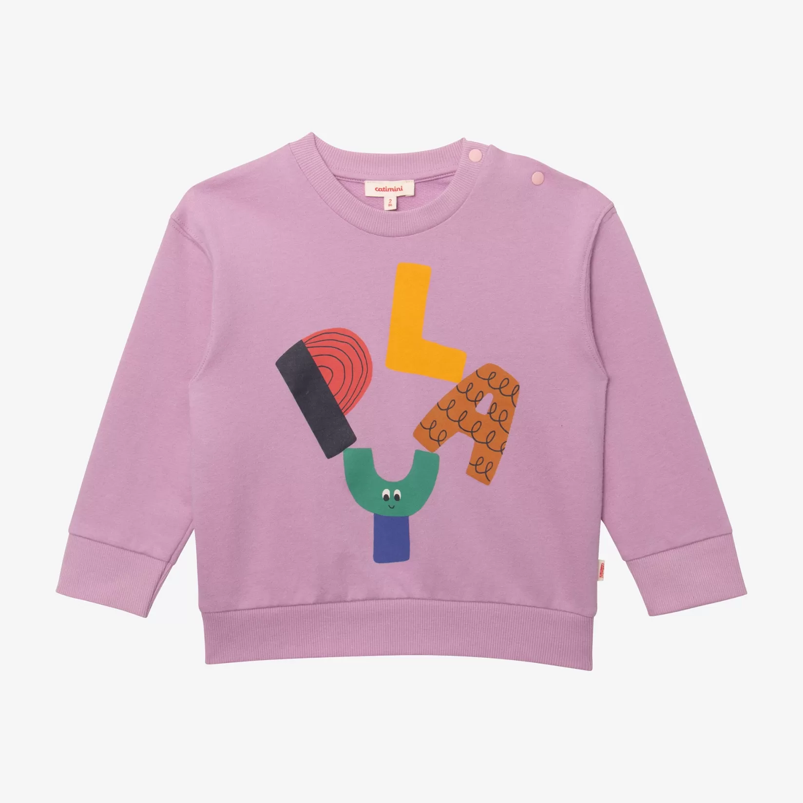 Baby Girls' Purple Sweatshirt*Catimini Discount