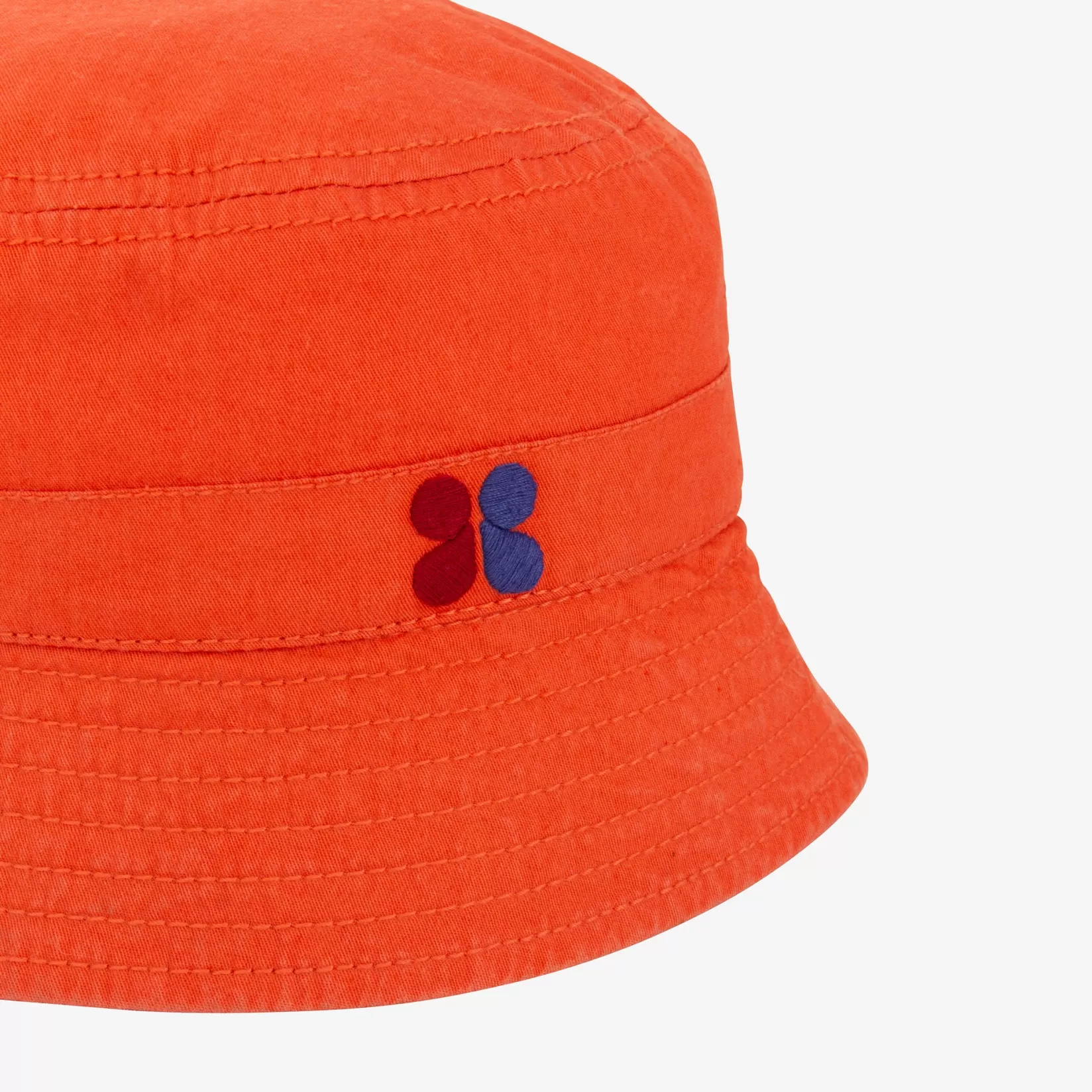 Baby Orange Embroidered Bucket Hat*Catimini Best Sale