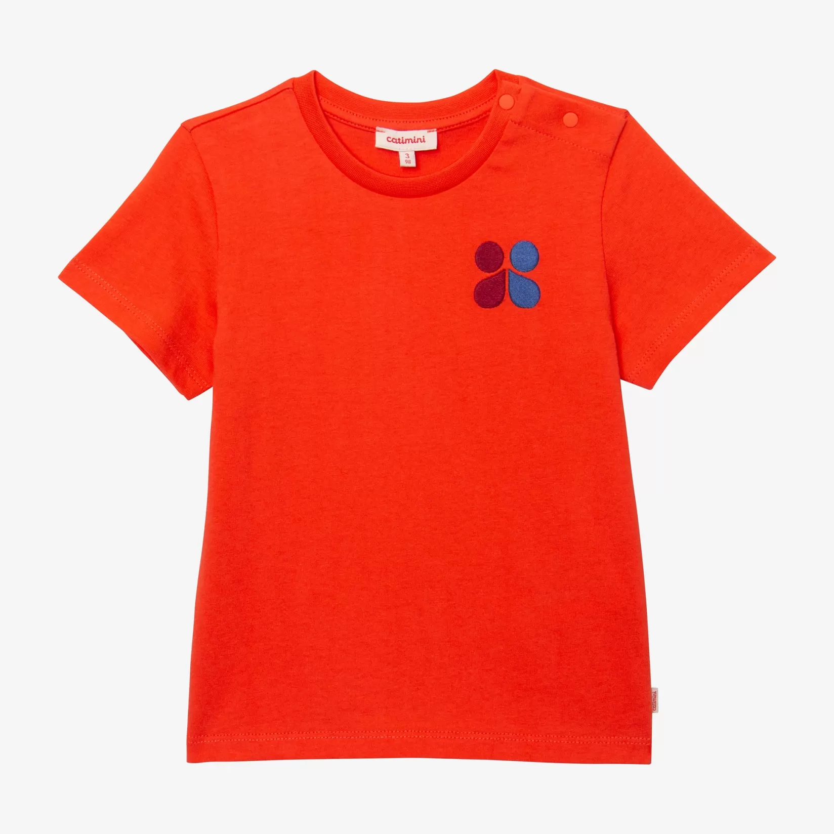 Baby Orange Embroidered T-Shirt*Catimini Flash Sale