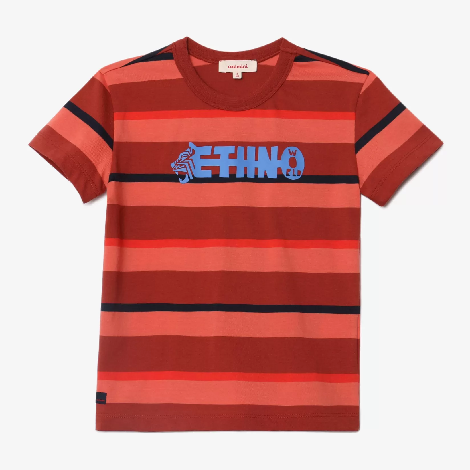 Boy Red Striped T-Shirt*Catimini Discount