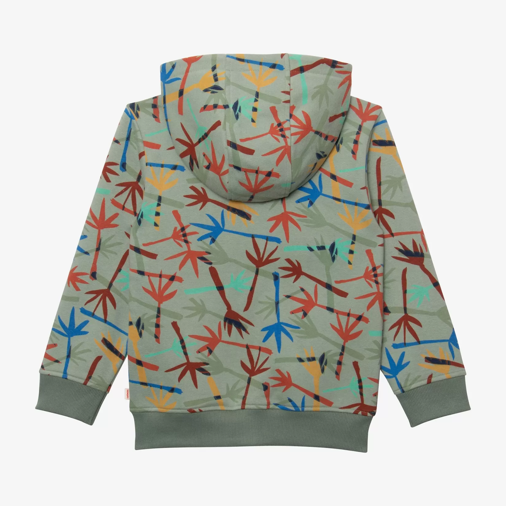 Boys' Camo Green Palm Leaf Print Cardigan*Catimini Cheap