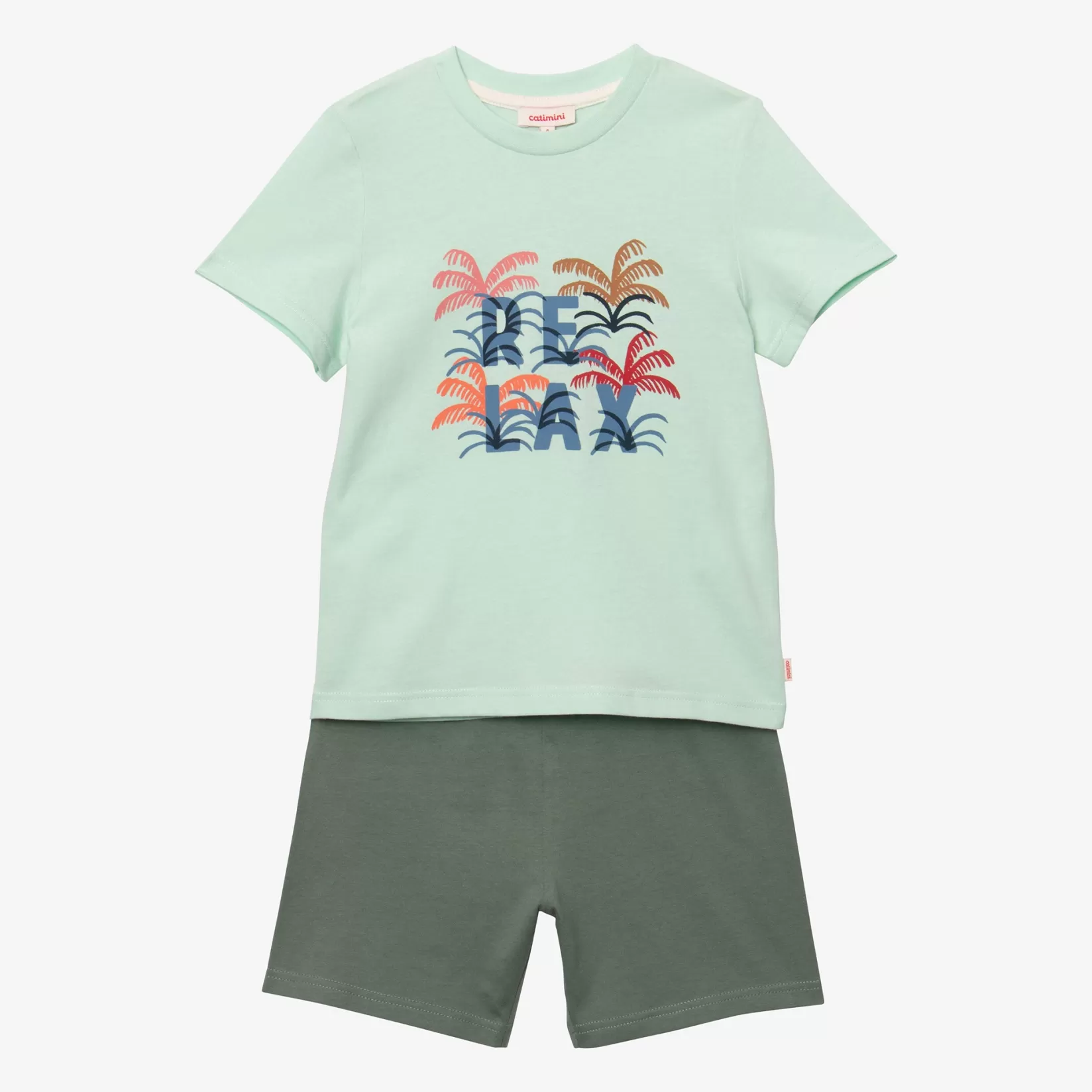 Boy's Green Shorty Pajama*Catimini New