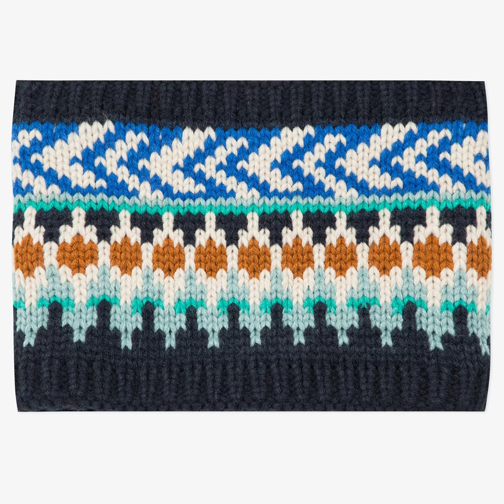 Boys' Knit Jacquard Scarf Snood*Catimini Discount