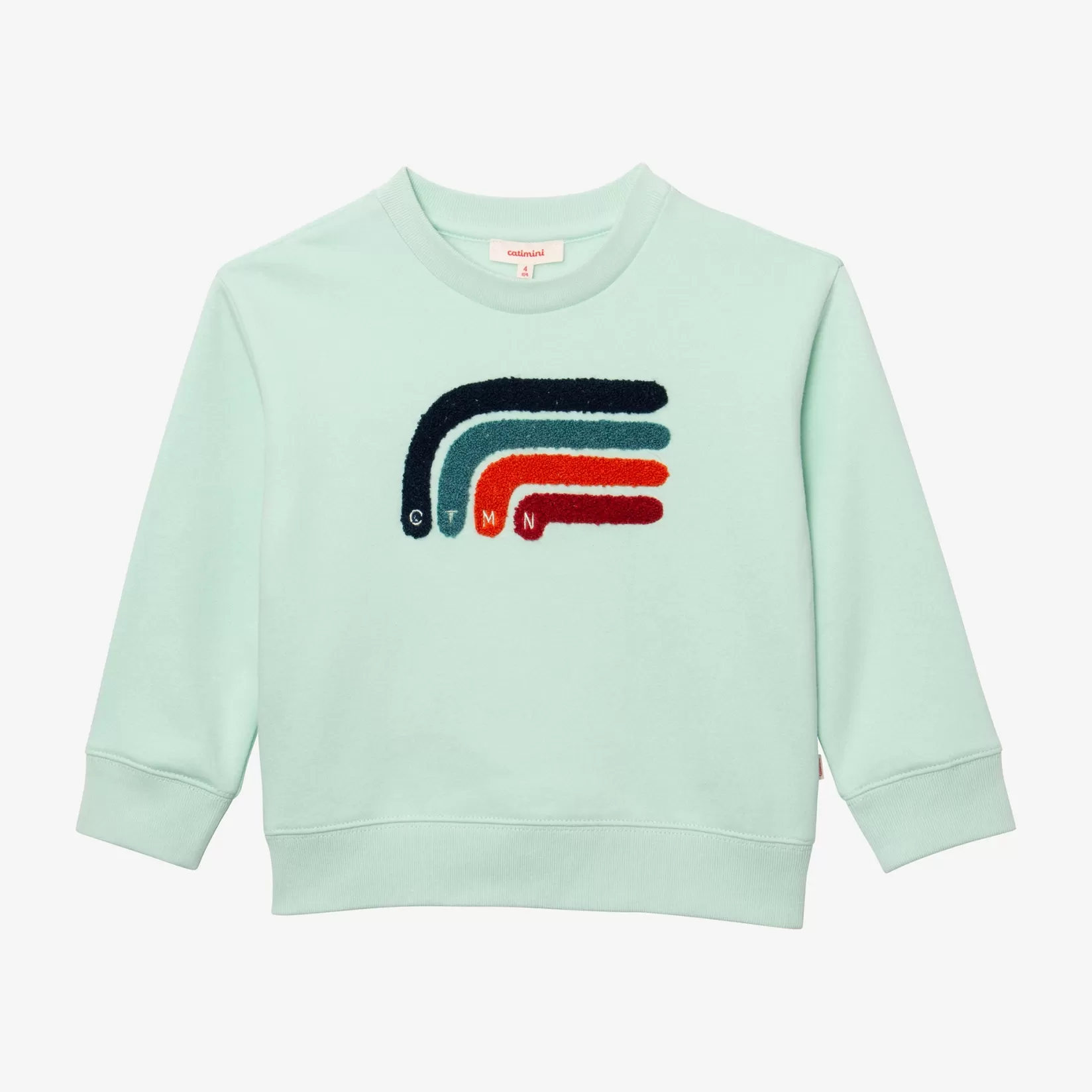 Boy's Rainbow Embroidered Sweatshirt*Catimini Clearance