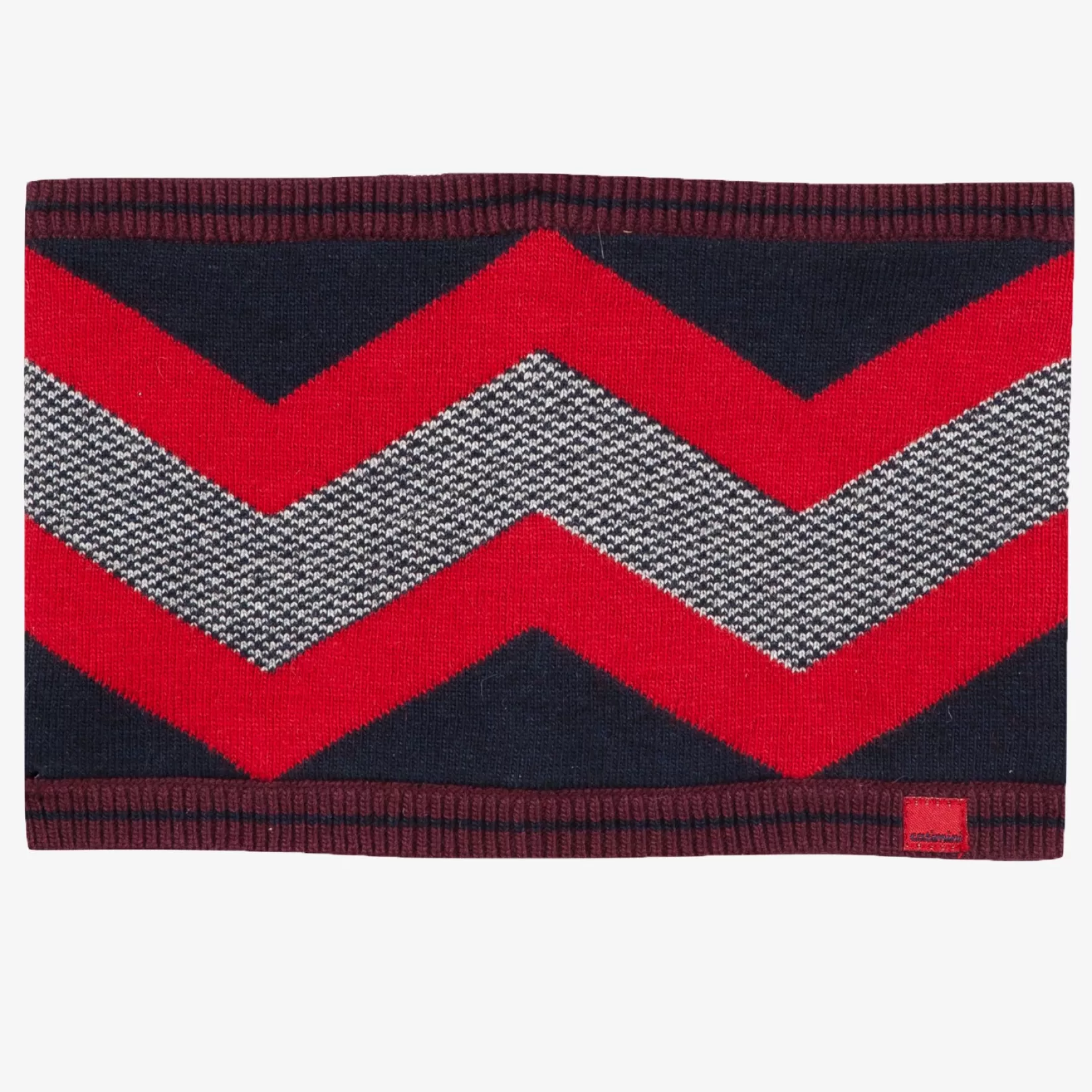 Boys' Reversible Knitted Graphic Snood*Catimini Discount