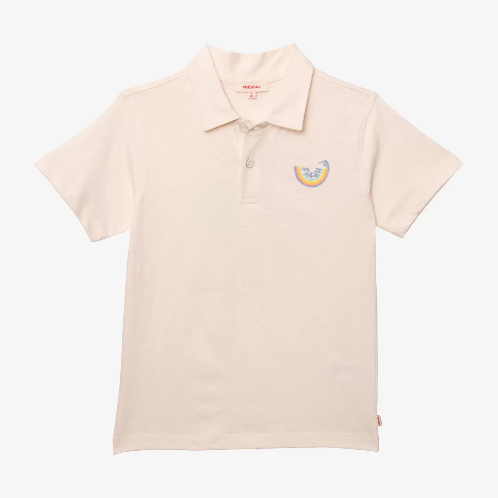 Boys' White Polo Shirt*Catimini Best Sale