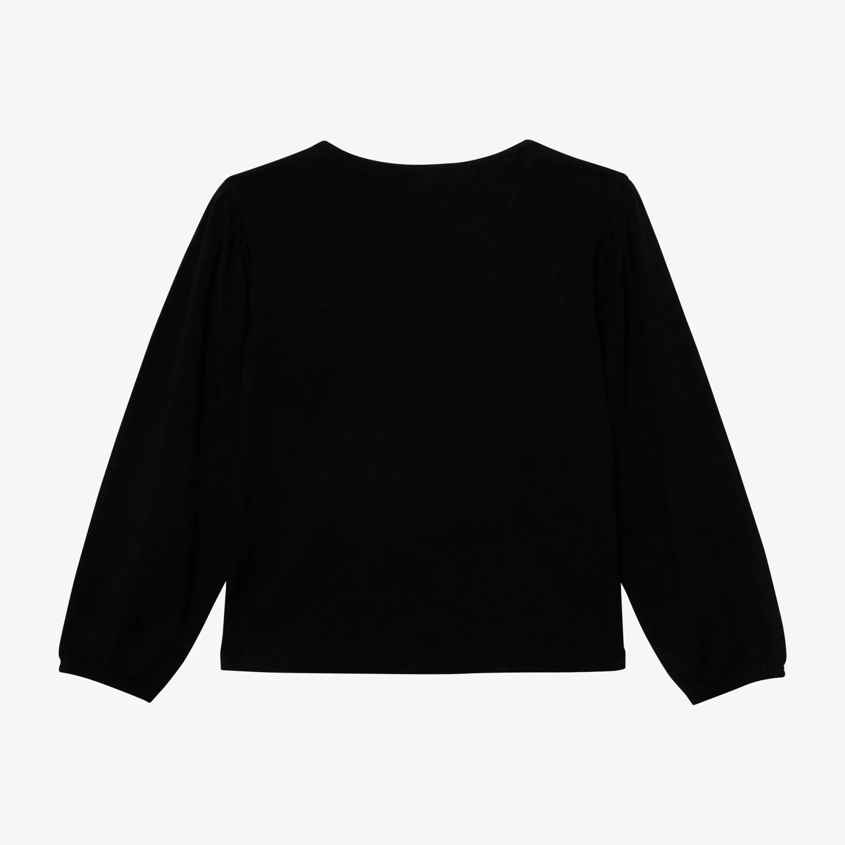 Girl Black Long Sleeve T-Shirt*Catimini Discount