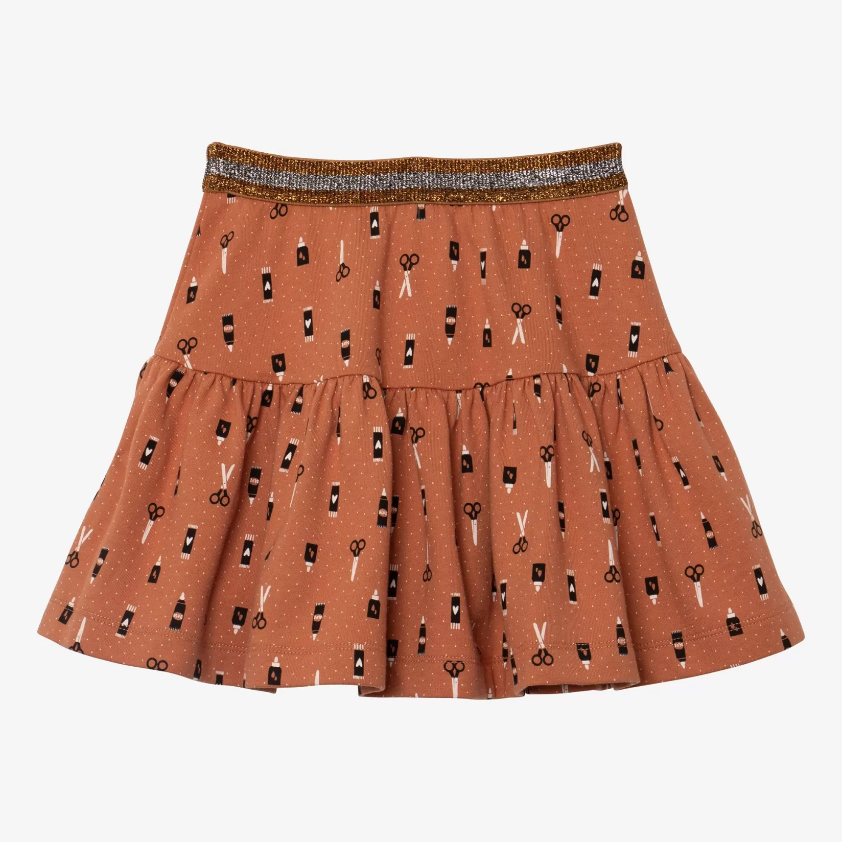 Girl Brown Ruffle Skirt*Catimini Sale