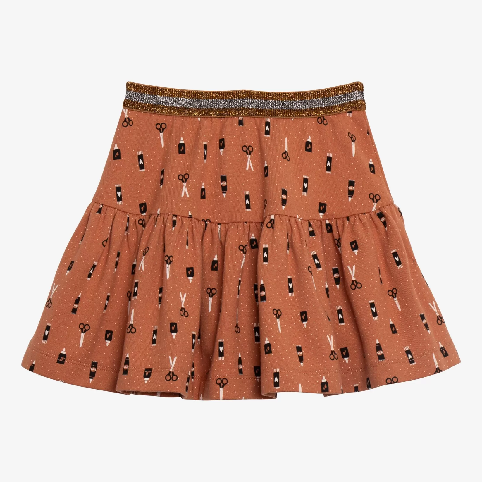 Girl Brown Ruffle Skirt*Catimini Sale