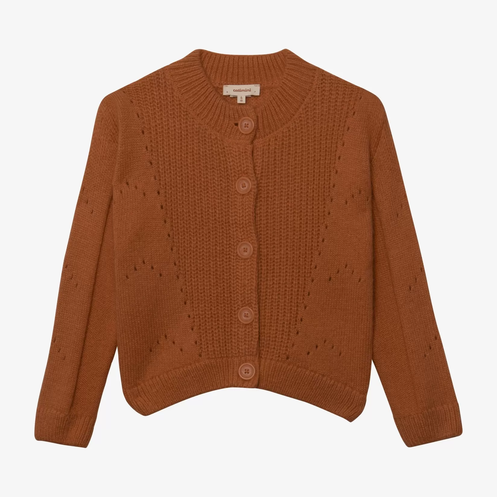 Girl Caramel Openwork Cardigan*Catimini Flash Sale