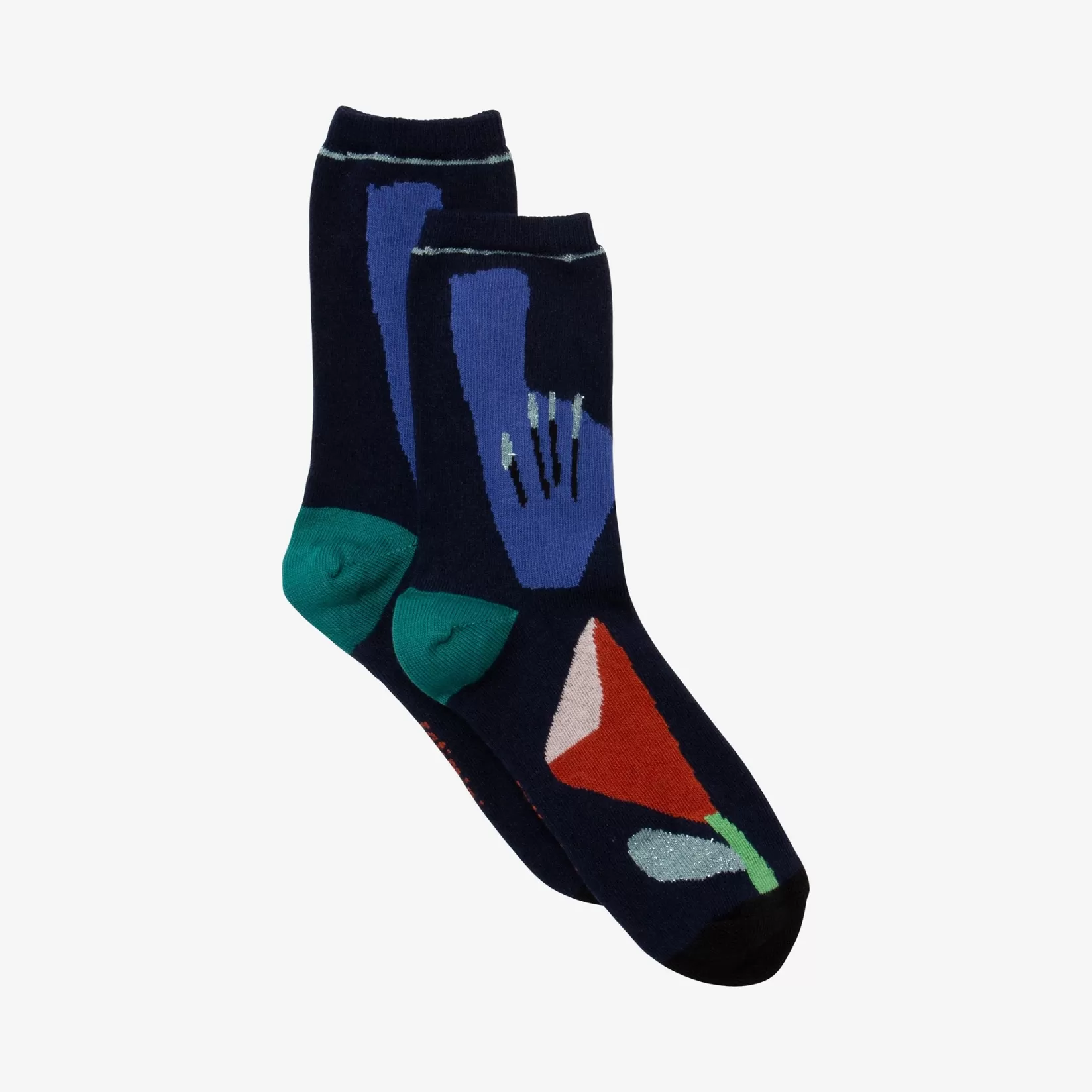 Girl Floral Navy Socks*Catimini Outlet