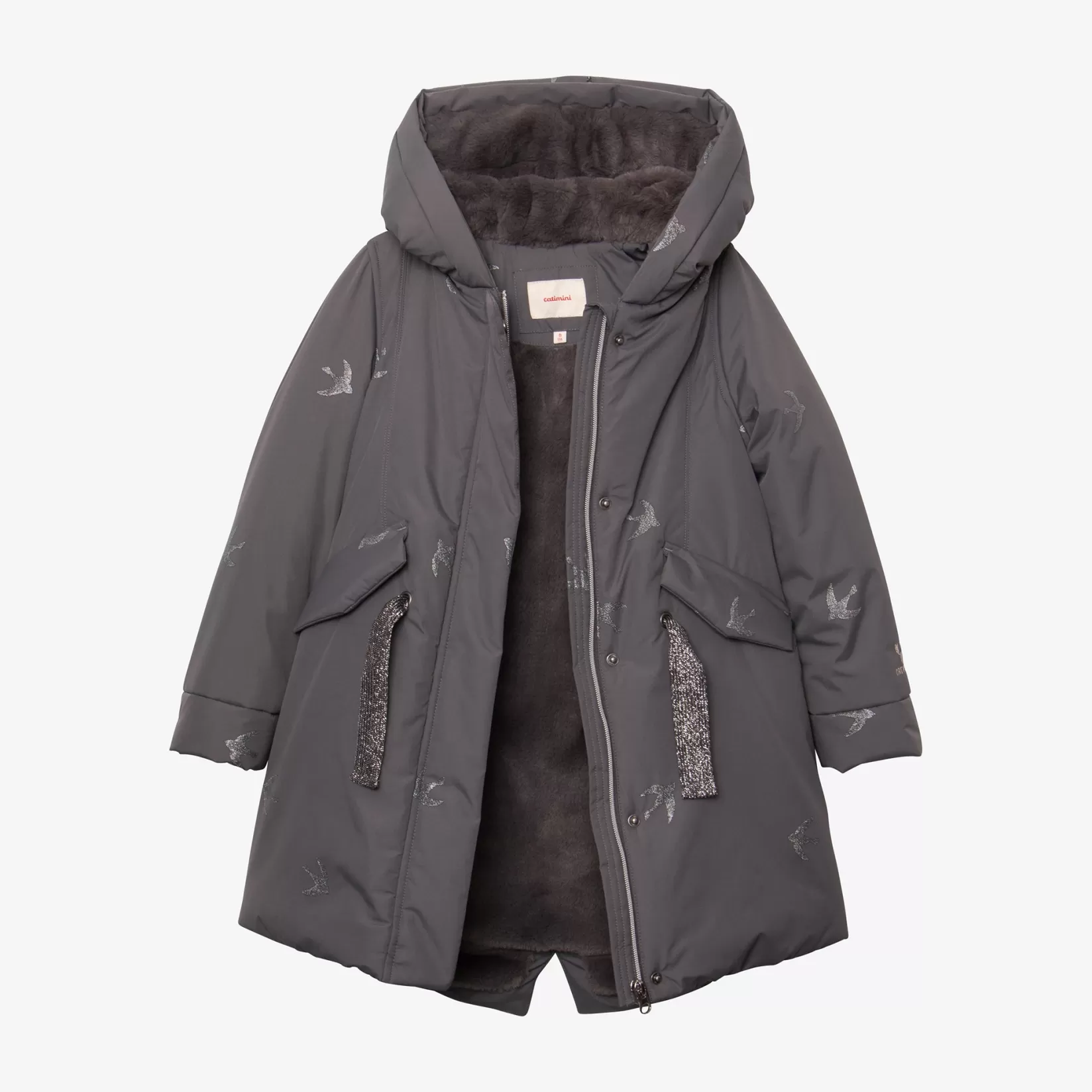 Girl Grey Parka*Catimini Discount