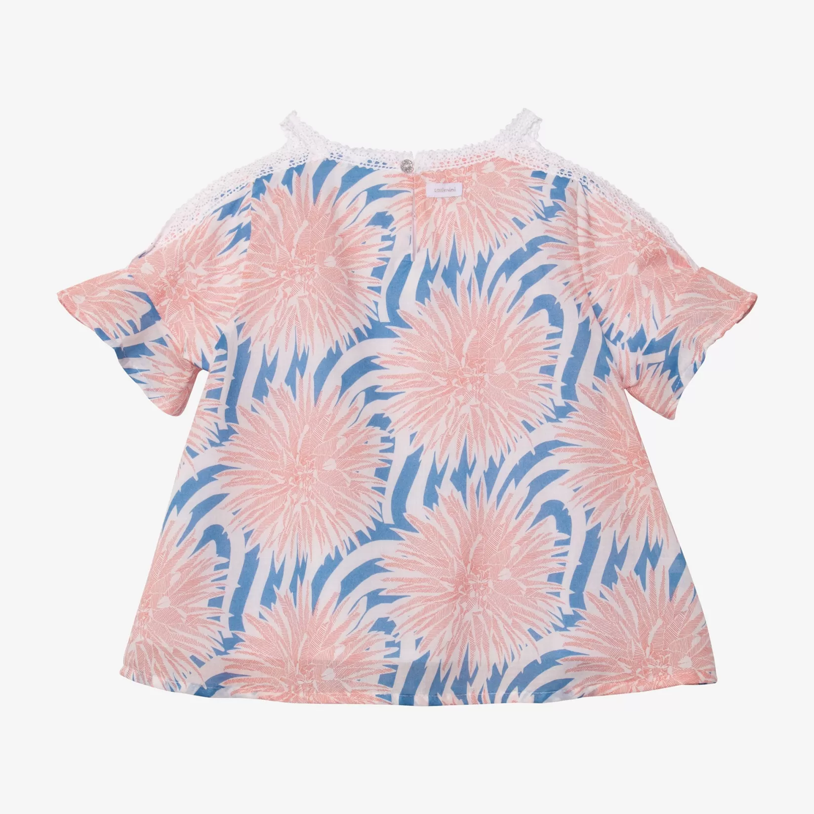 Girl Printed Dahlias Flare Blouse*Catimini Hot