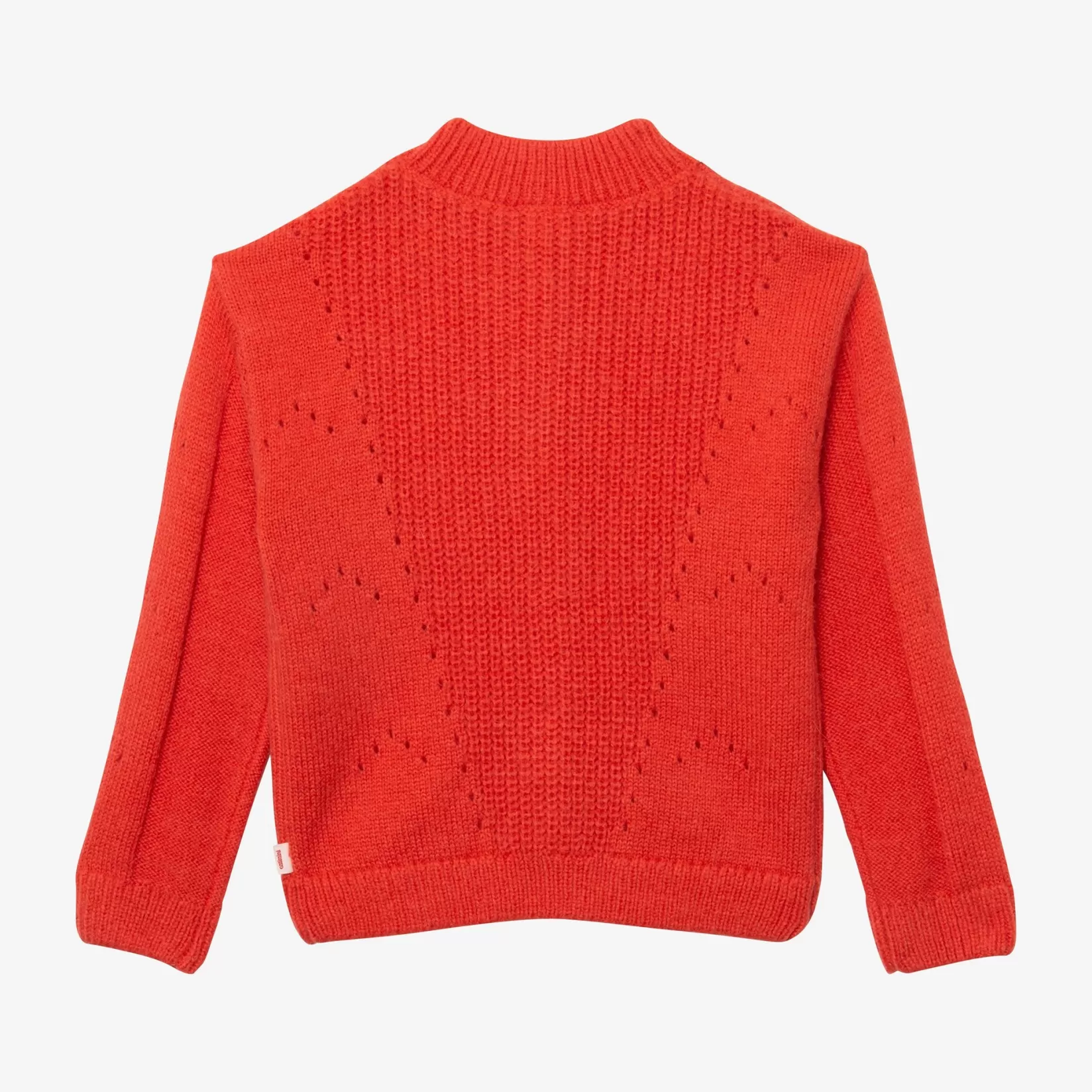 Girl Red Openwork Cardigan*Catimini Discount