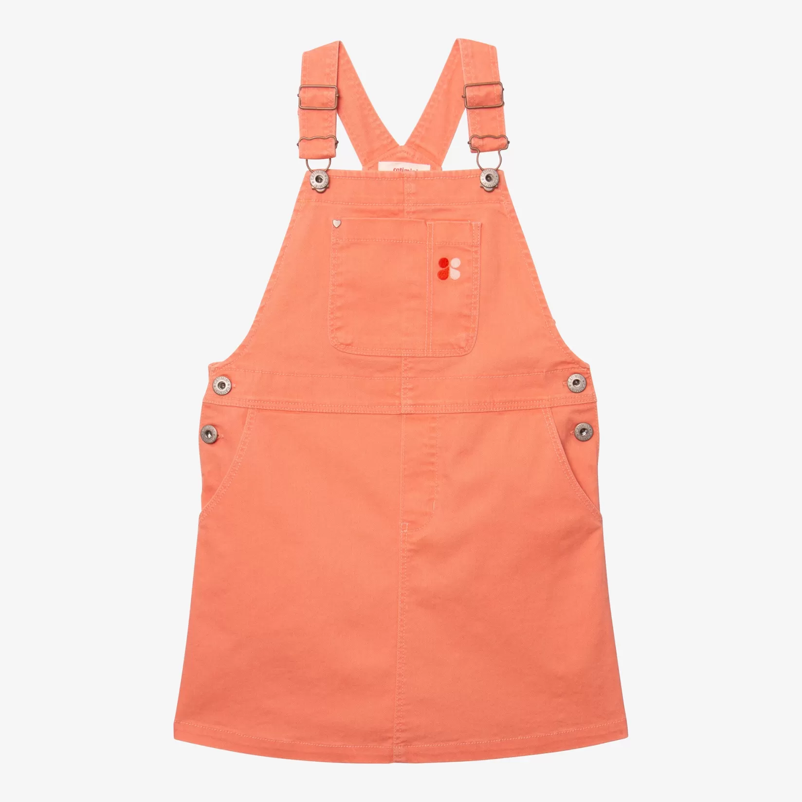 Girls' Apricot Denim Overall Dress*Catimini Shop