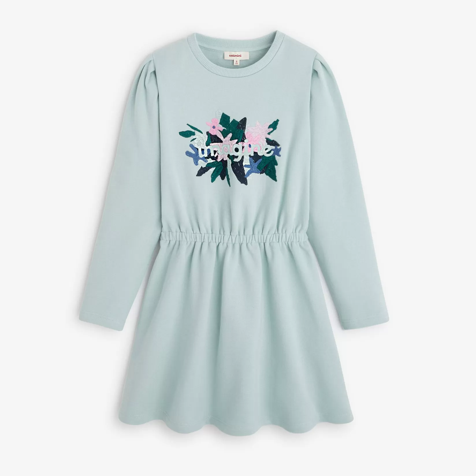 Girls' Blue Long Sleeve Dress*Catimini Flash Sale